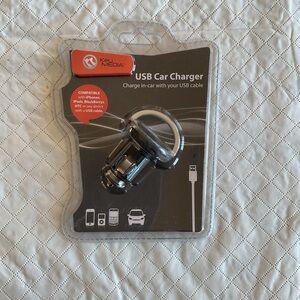 Black USB Car Charger